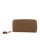Gucci Bamboo Accent Leather Continental Wallet