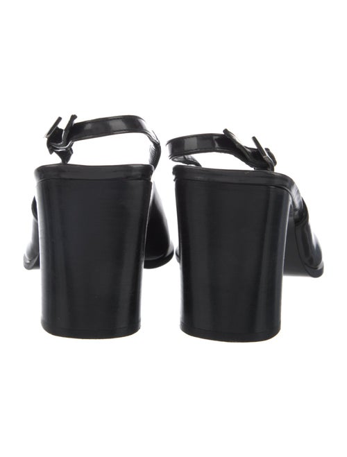 Gucci Patent Leather Slingback Sandals