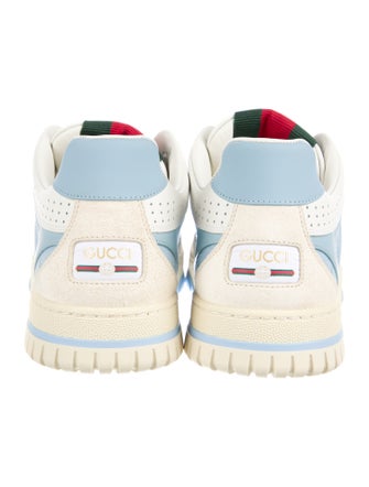 Gucci Web Accent Leather Sneakers