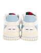 Gucci Web Accent Leather Sneakers
