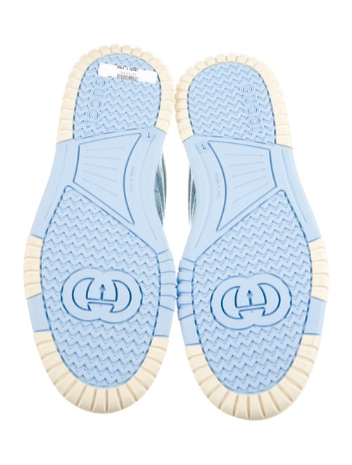 Gucci Web Accent Leather Sneakers
