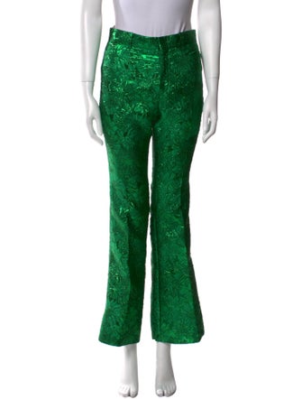 Gucci Floral Print Wide Leg Pants