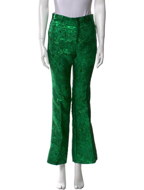 Gucci Floral Print Wide Leg Pants