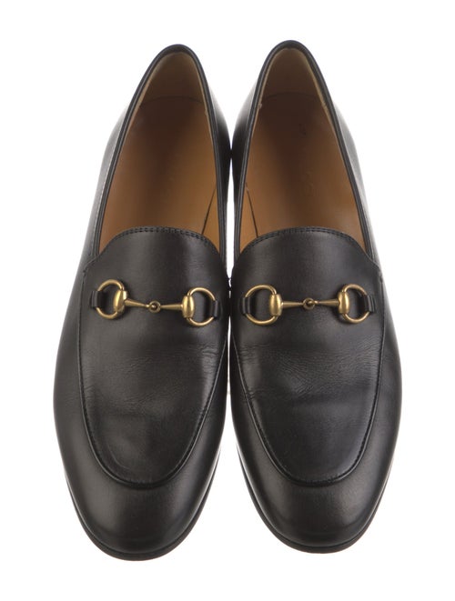 Gucci Horsebit Accent Leather Loafers