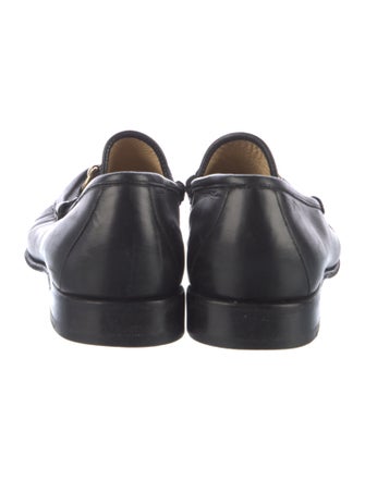 Gucci Horsebit Accent Leather Dress Loafers