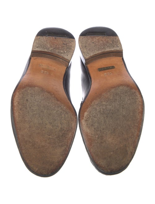 Gucci Horsebit Accent Leather Dress Loafers