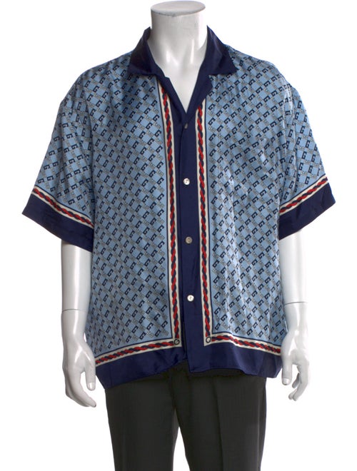 Gucci GG Logo Silk Shirt