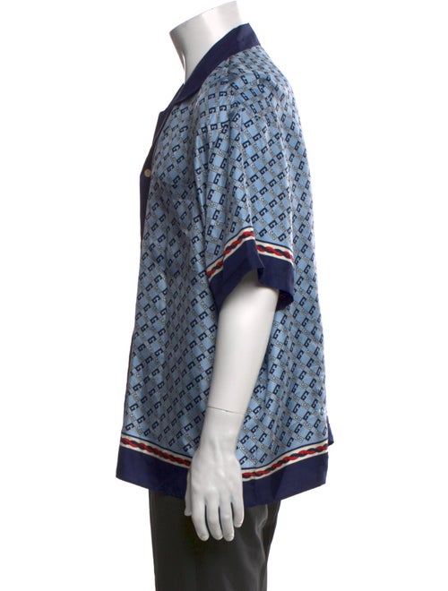 Gucci GG Logo Silk Shirt