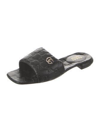 Gucci Leather Slides