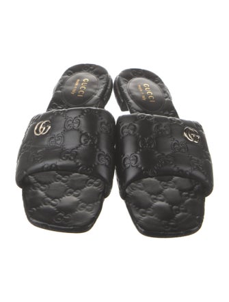 Gucci Leather Slides