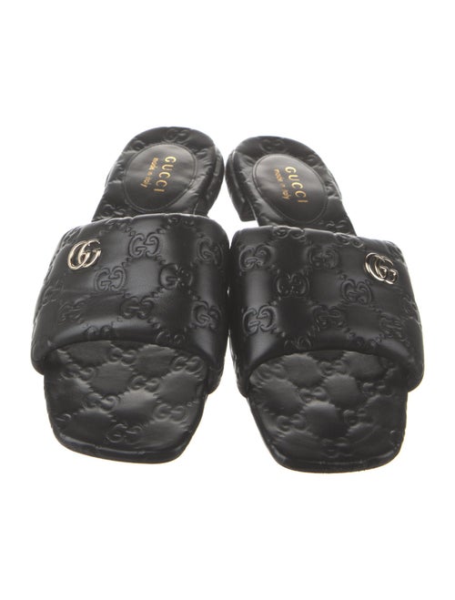 Gucci Leather Slides