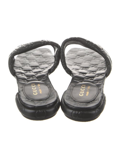 Gucci Leather Slides