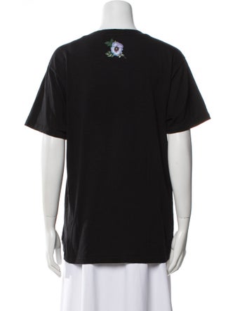 Gucci Graphic Print Crew Neck T-Shirt