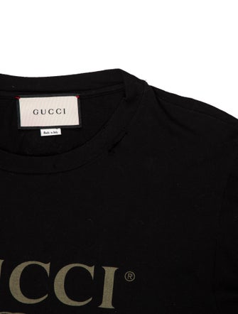 Gucci Graphic Print Crew Neck T-Shirt