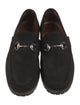 Gucci Horsebit Accent Suede Loafers