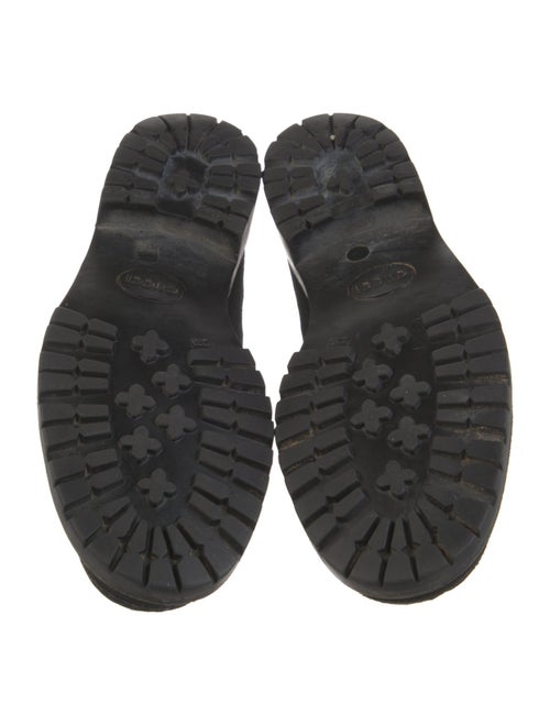 Gucci Horsebit Accent Suede Loafers