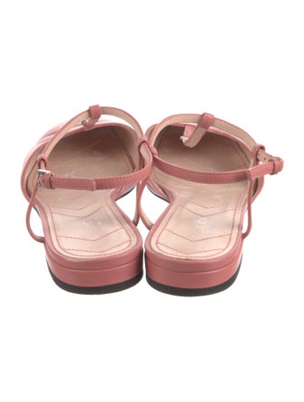 Gucci Double G Logo Leather Flats