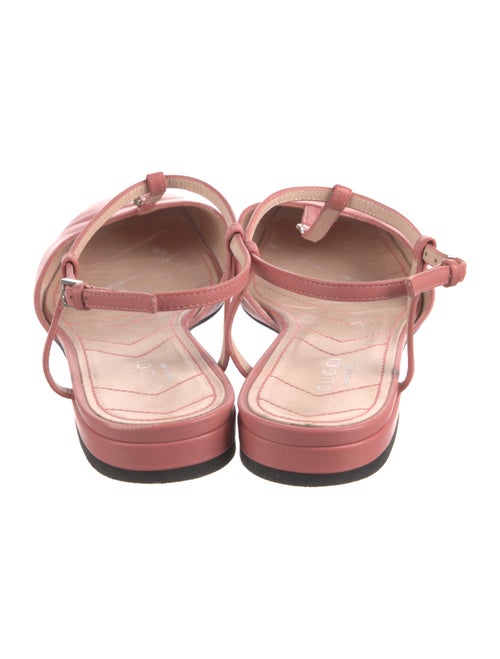 Gucci Double G Logo Leather Flats