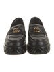Gucci Interlocking G Logo Leather Loafers