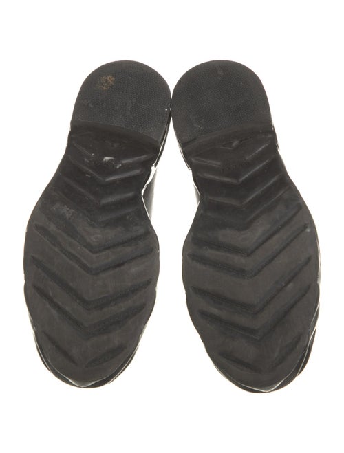 Gucci Interlocking G Logo Leather Loafers