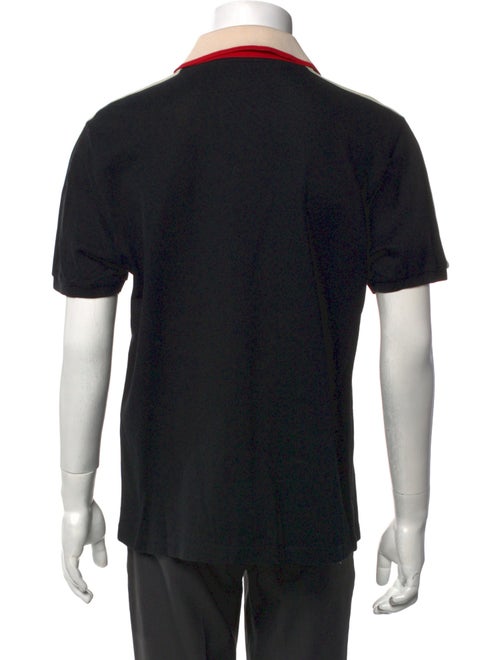 Gucci Web Accent Collar Polo Shirt