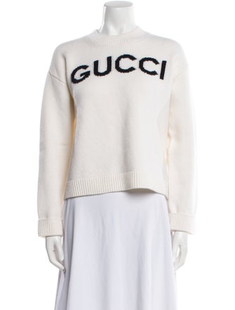 Gucci Wool Graphic Print Sweater