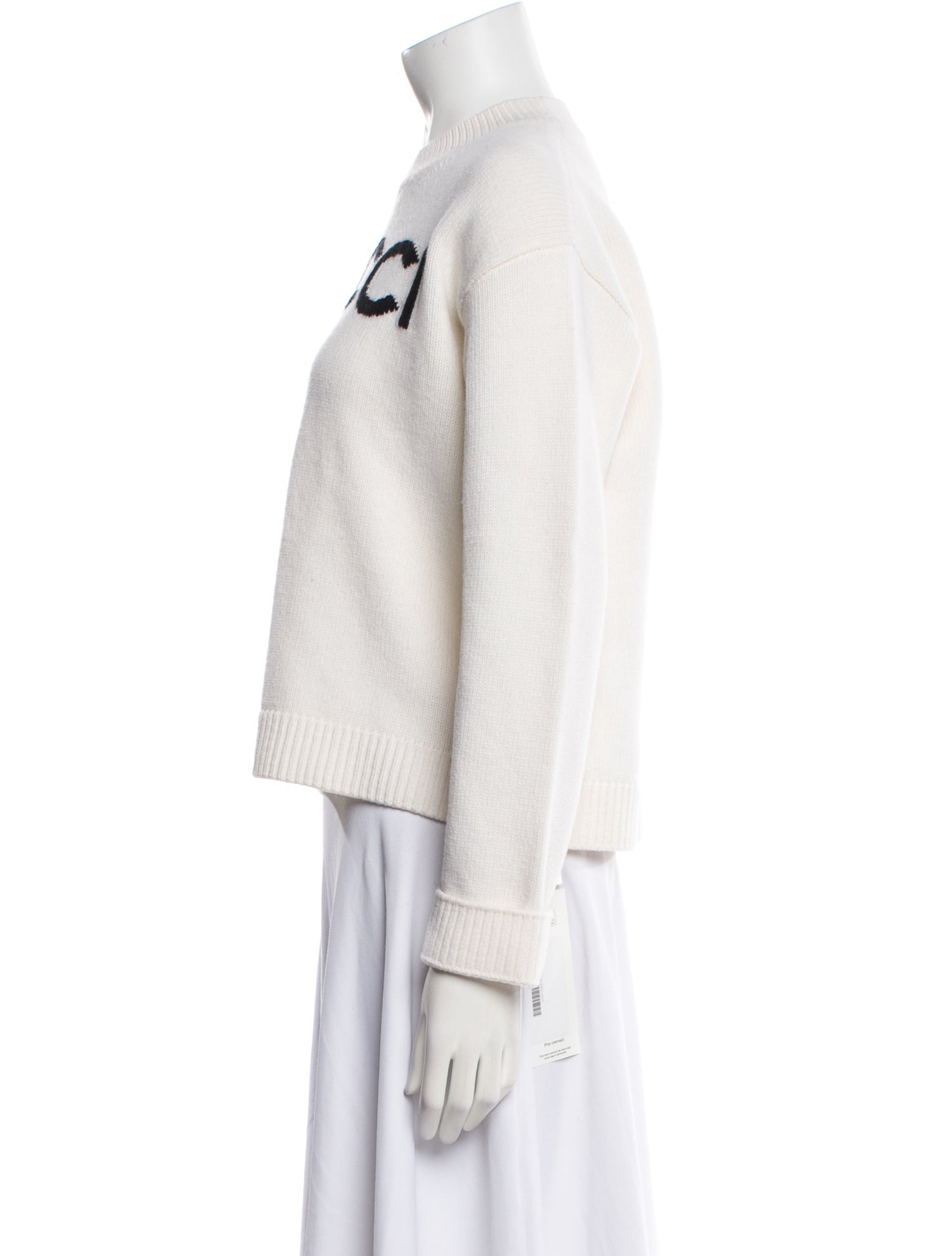 Gucci Wool Graphic Print Sweater