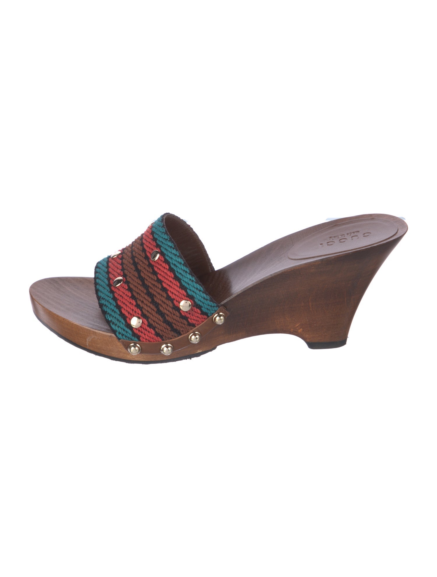 Gucci Vintage Babouska Accents Slides