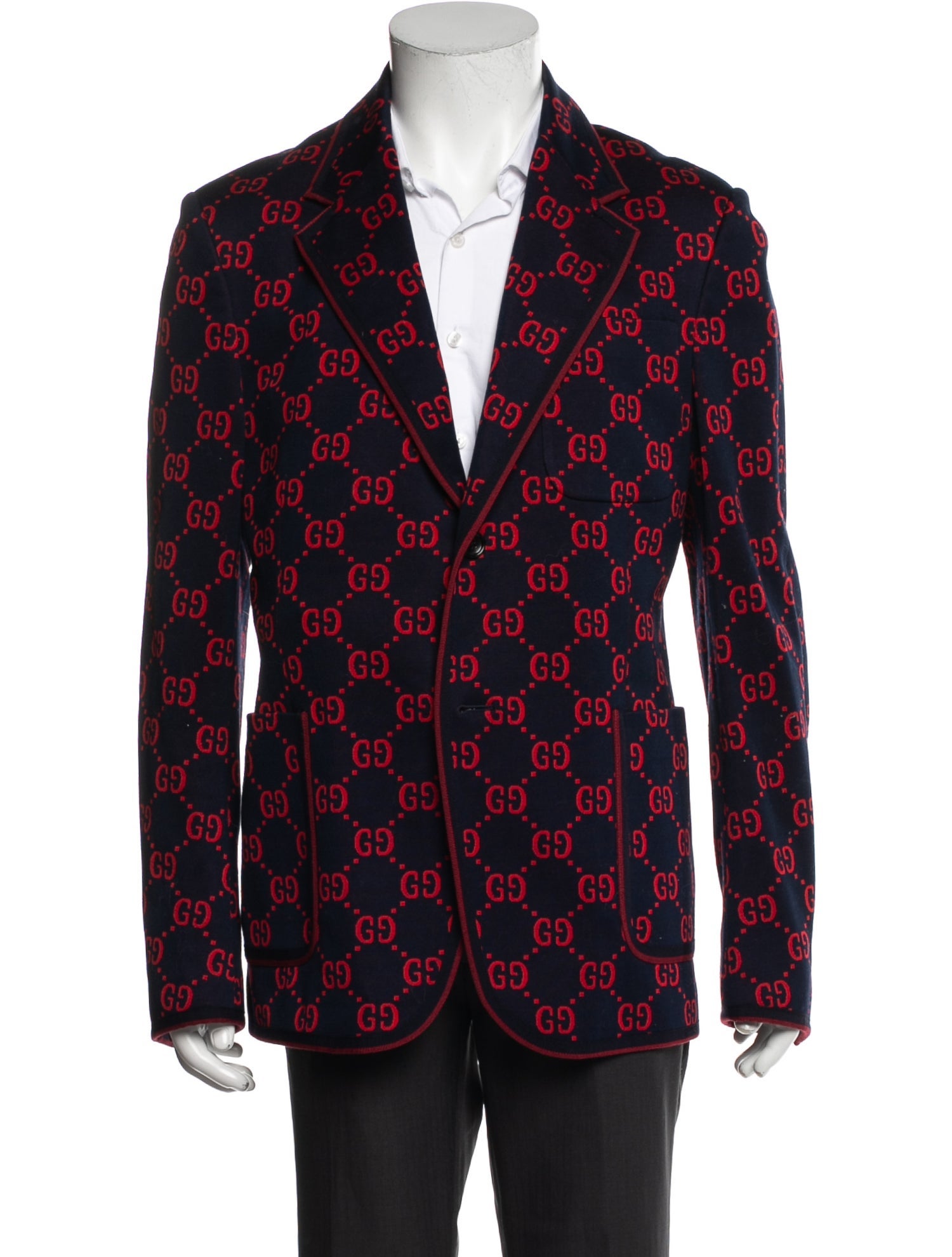 Gucci 2018 GG Logo Blazer