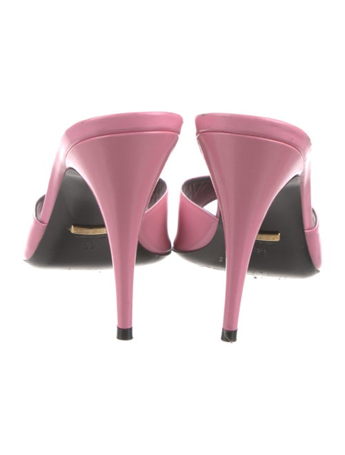 Gucci Patent Leather Mules