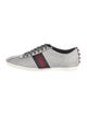 Gucci Sylvie Web Accent Glitter Sneakers