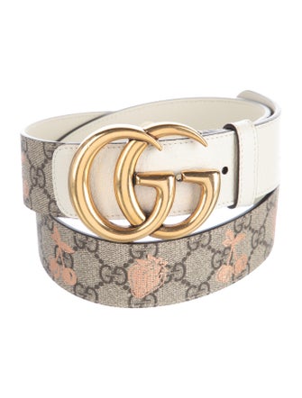 Gucci GG Supreme Leather Belt