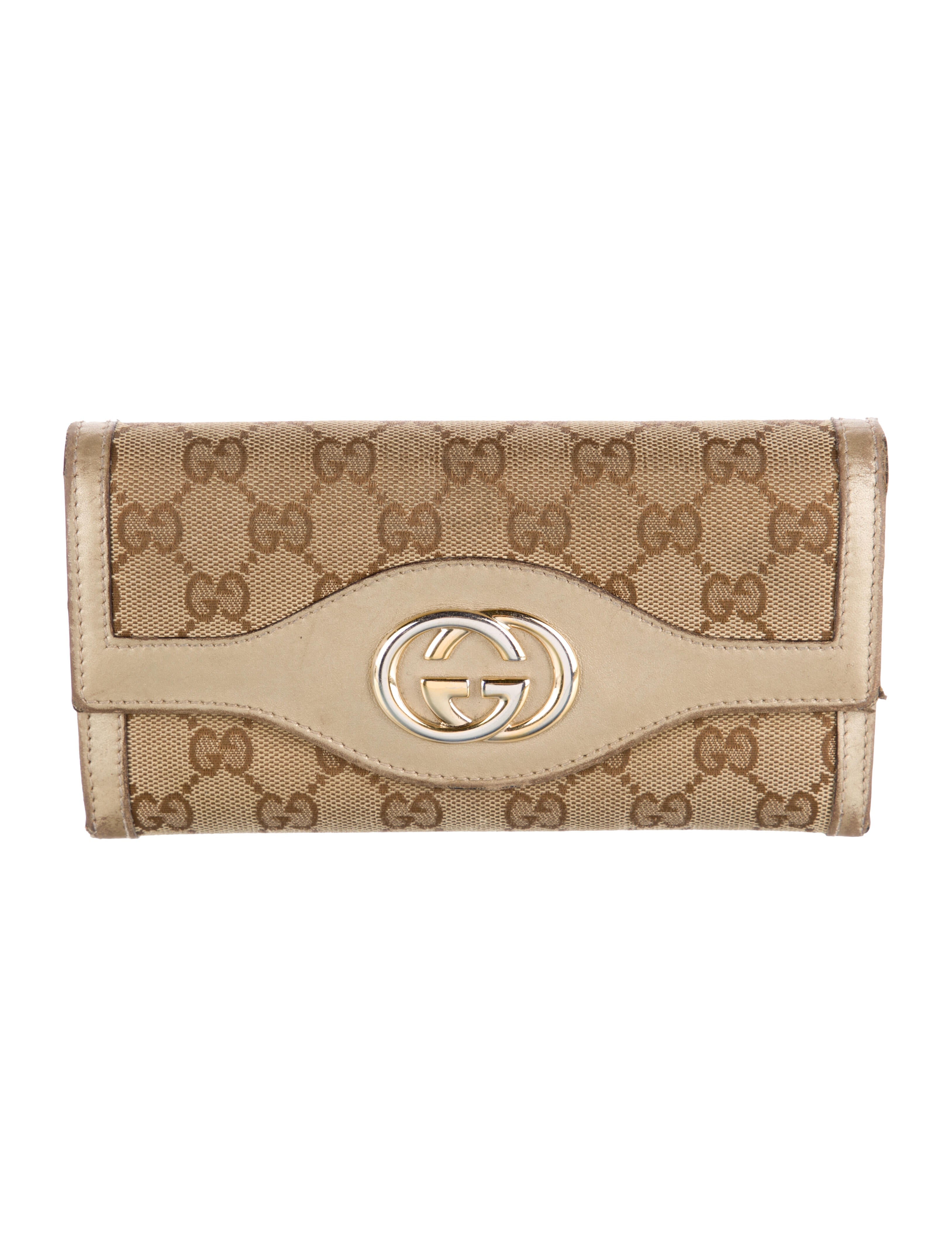 Gucci GG Canvas Canvas Continental Wallet