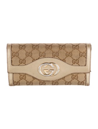 Gucci GG Canvas Canvas Continental Wallet