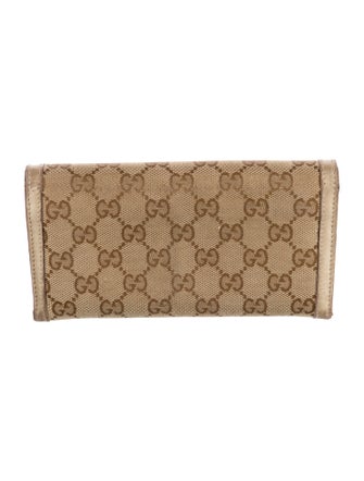 Gucci GG Canvas Canvas Continental Wallet