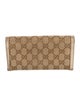 Gucci GG Canvas Canvas Continental Wallet