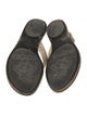 Gucci Double G Logo Leather Slides