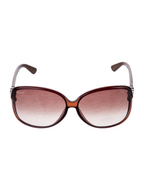 Gucci Interlocking G Logo Oversize Sunglasses