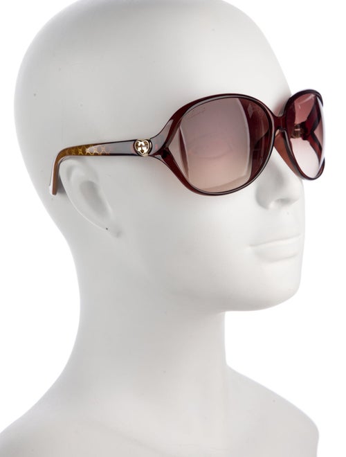 Gucci Interlocking G Logo Oversize Sunglasses