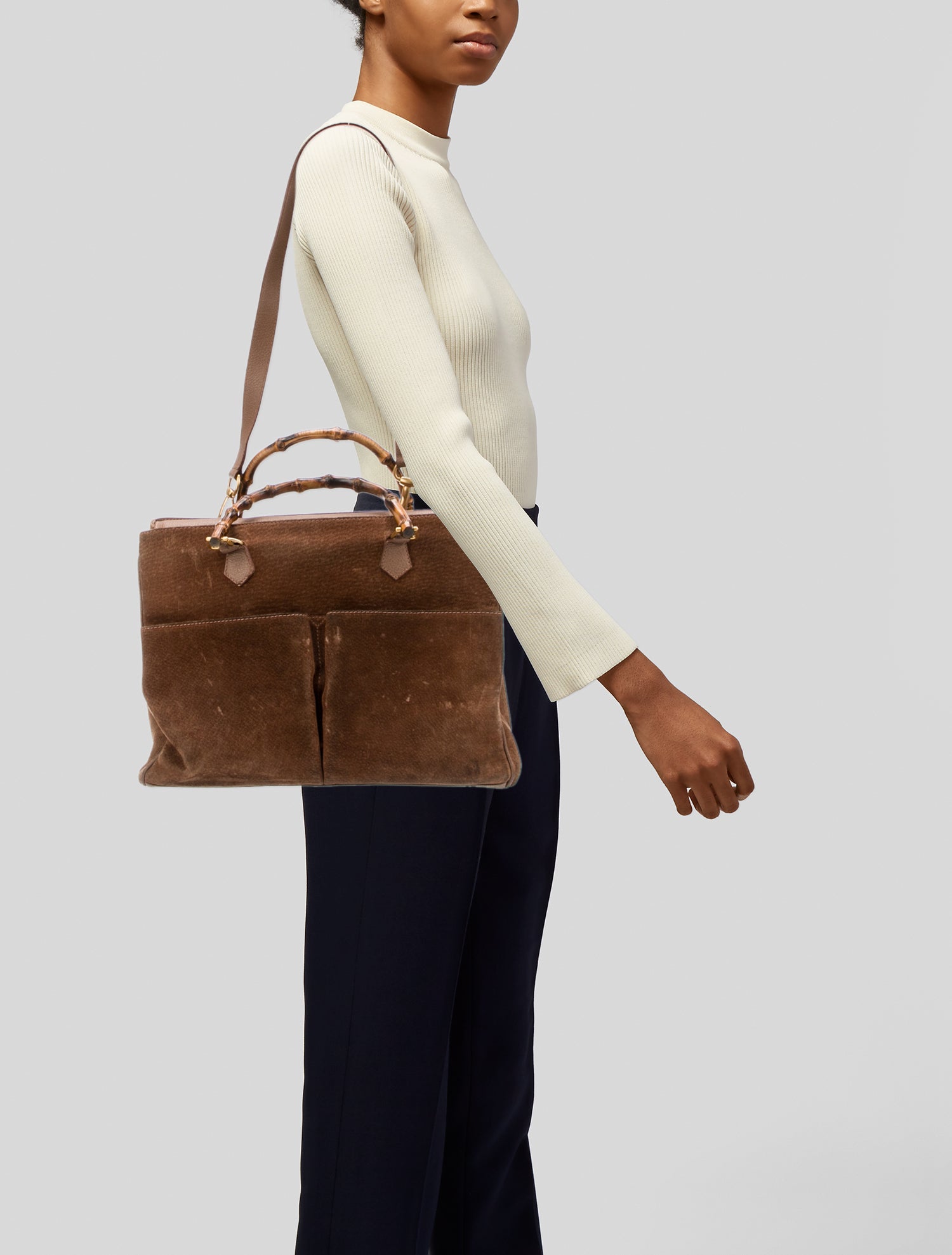 Gucci Bamboo Top Handle Bag Vintage