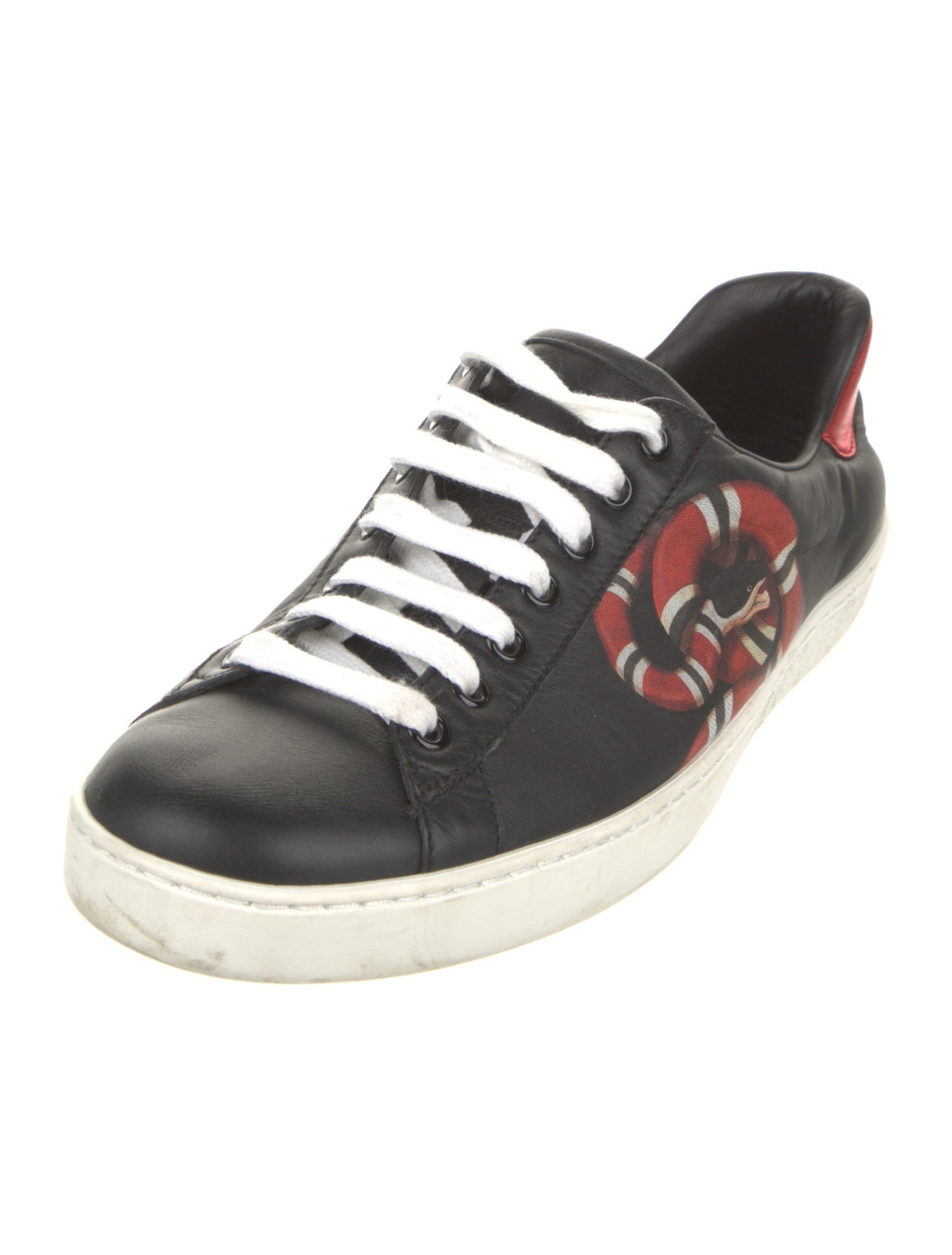 Gucci Kingsnake Leather Sneakers
