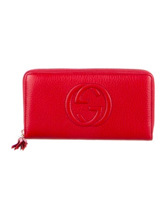 Gucci Interlocking G Logo Leather Continental Wallet
