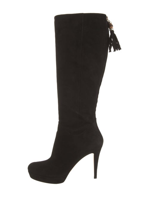 Gucci Bamboo Accent Suede Boots