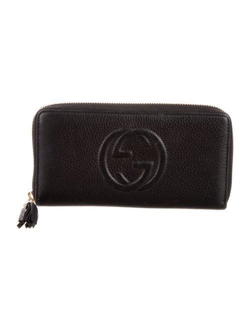 Gucci Interlocking G Logo Leather Continental Wallet