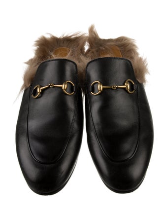 Gucci Princetown Horsebit Accent Mules