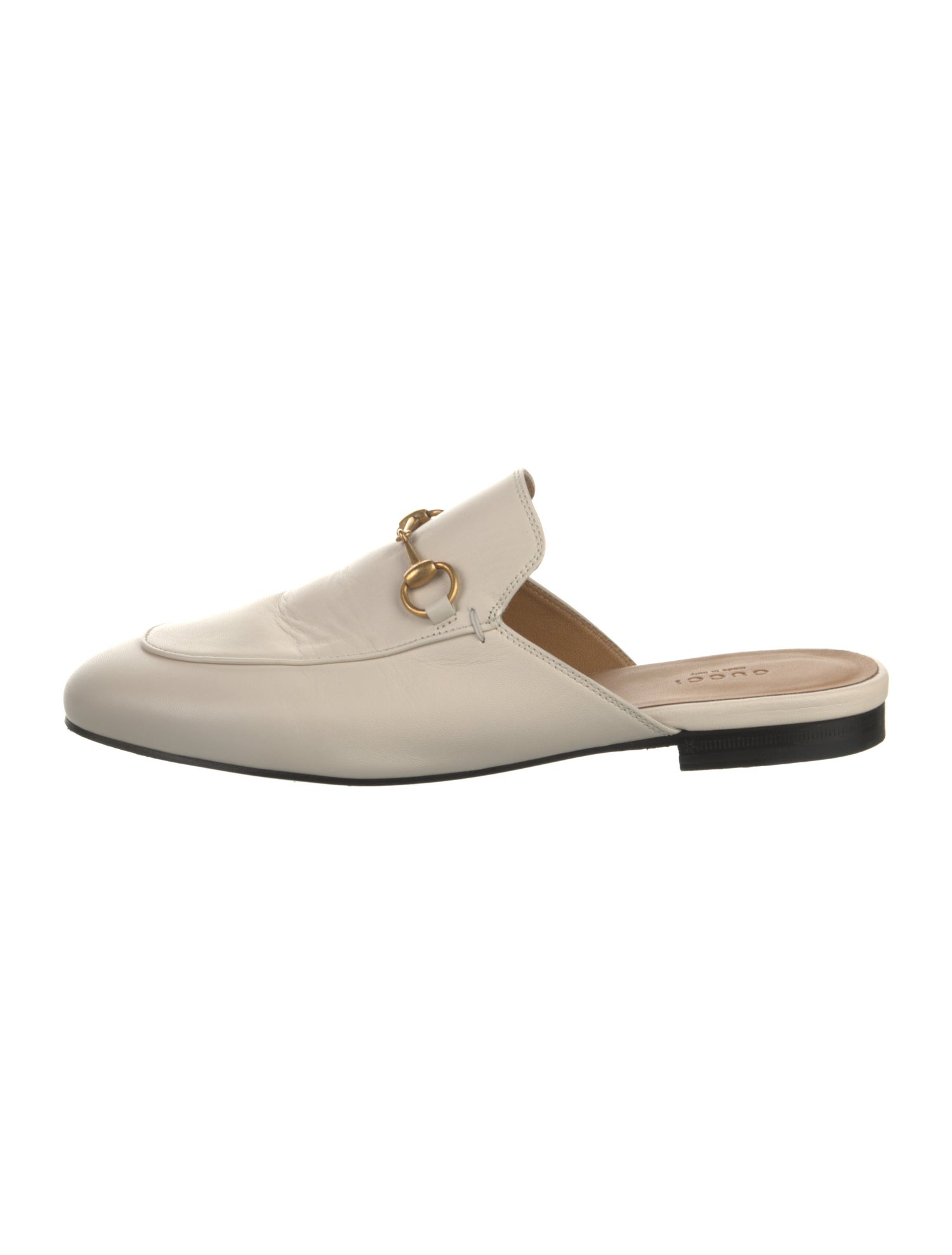 Gucci Horsebit Accent Leather Mules