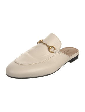 Gucci Horsebit Accent Leather Mules