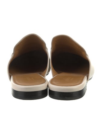 Gucci Horsebit Accent Leather Mules