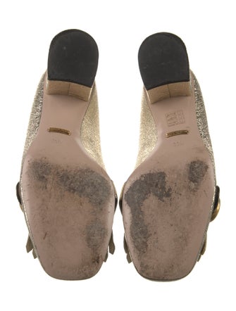 Gucci Double G Logo Leather Pumps