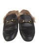 Gucci 1955 Horsebit Accent Leather Mules